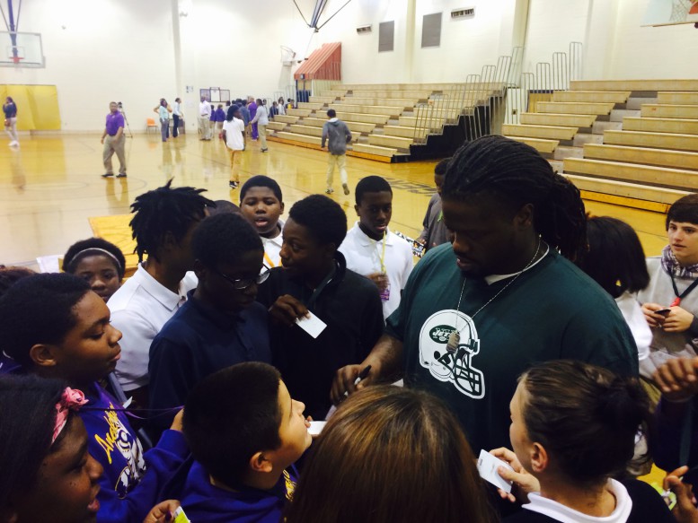 NFL player from here brings key message Millennium Sports Management